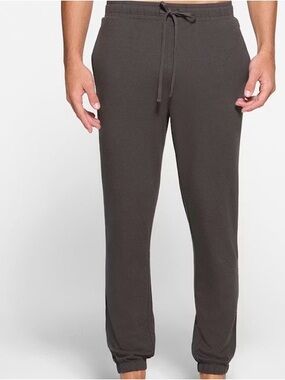 SKIMS Men's Charcoal Drawstring Jogger Pants